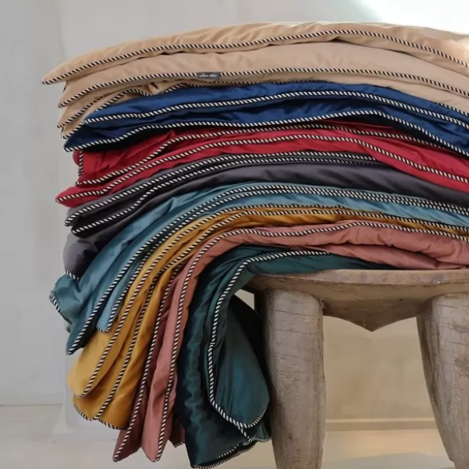 Best Sale Maison Jean-Vier Édredon et bout de lit Bleu