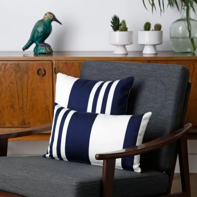 New Maison Jean-Vier Housse de coussin Bleu