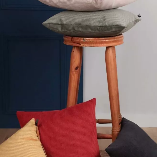 Fashion Maison Jean-Vier Housse de coussin Rouge