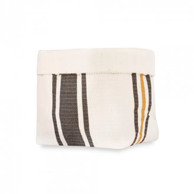 Fashion Maison Jean-Vier Panière et corbeille à pain en tissu Jaune