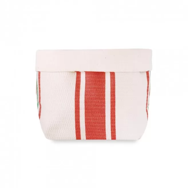 Shop Maison Jean-Vier Panière et corbeille à pain en tissu Rouge